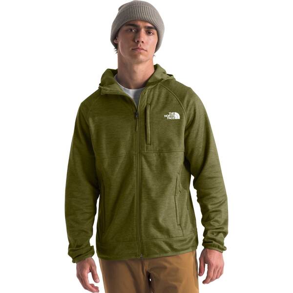 ノースフェイス メンズ ジャケット・ブルゾン アウター Canyonlands Hooded Fleece Jacket - Men's Forest Olive Heather/NPFの通販は