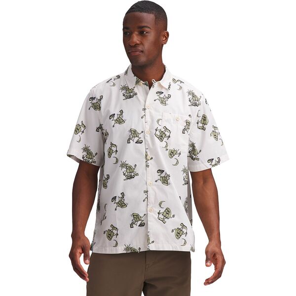 ノースフェイス メンズ シャツ トップス Valley Easy Short-Sleeve Shirt - Men's Gardenia White Halfie Printの通販は