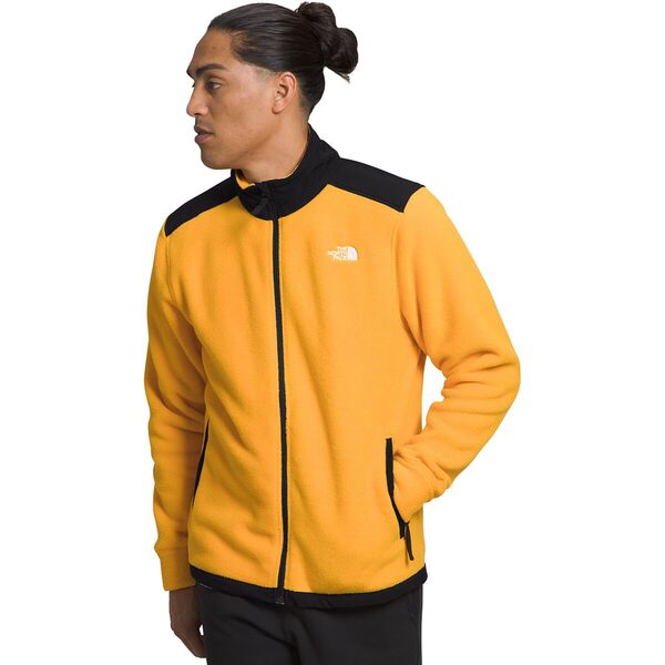 ノースフェイス メンズ ジャケット・ブルゾン アウター Alpine Polartec 200 Full-Zip Jacket - Men's Summit Gold/TNF Blackの通販は