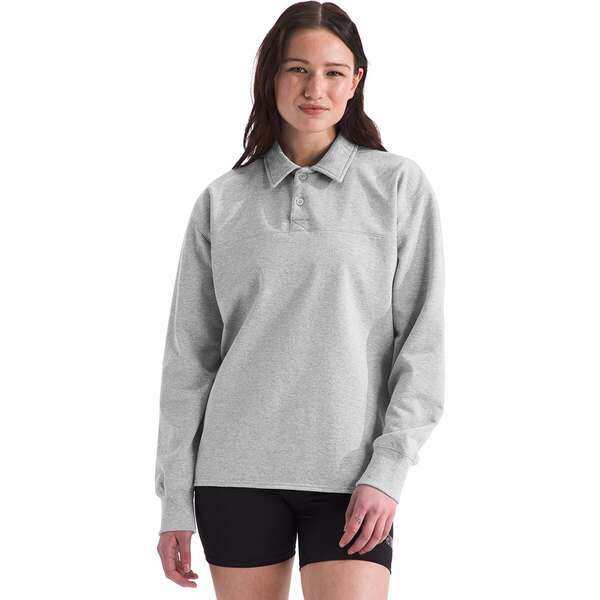 ノースフェイス レディース Tシャツ トップス Heritage Patch Rugby Shirt - Women's TNF Light Grey Heather/Heritage Patchの通販は