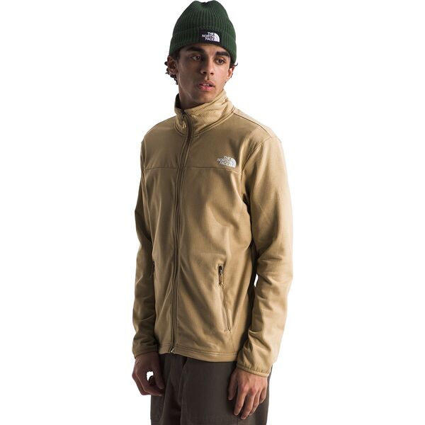 ノースフェイス メンズ ジャケット・ブルゾン アウター Cedar Trail Grid Fleece Full Zip Jacket - Men's Khaki Stoneの通販はダウンジャケット