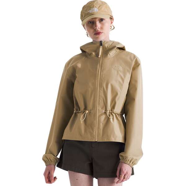 ノースフェイス レディース ジャケット・ブルゾン アウター Daybreak Hooded Rain Jacket - Women´s Khaki Stone