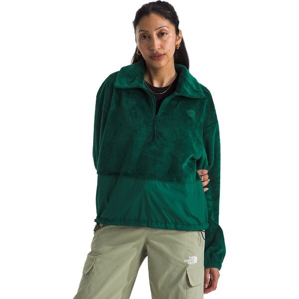 ノースフェイス レディース ジャケット・ブルゾン アウター Novelty Osito 1/4-Zip Jacket - Women's Evergreenの通販は
