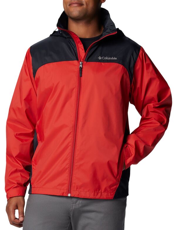 コロンビア メンズ ジャケット・ブルゾン アウター Columbia Men's Glennaker Lake Rain Jacket Sail Red/Black