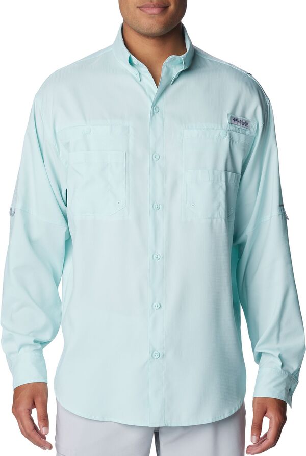 コロンビア メンズ シャツ トップス Columbia Men's PFG Tamiami II Long Sleeve Shirt Icy Morn