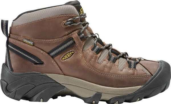 キーン メンズ ブーツ・レインブーツ シューズ KEEN Men's Targhee II Mid Waterproof Hiking Boots Shitake Brindle