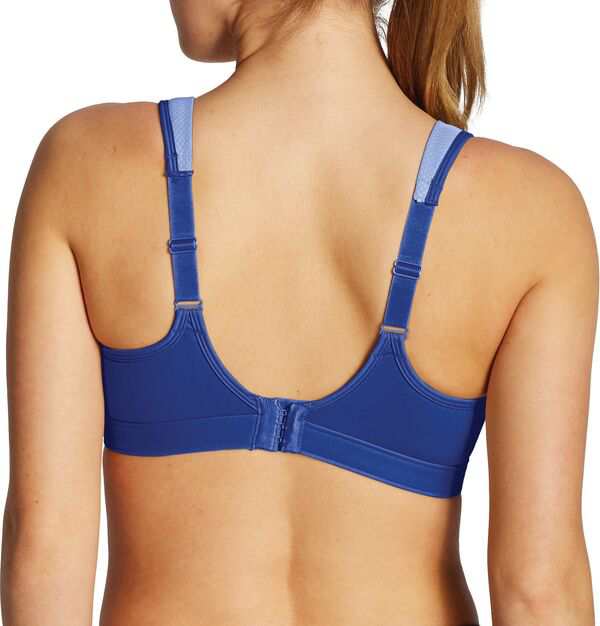 チャンピオン レディース ブラジャー アンダーウェア Champion Women's Spot Comfort Sports Bra Blue