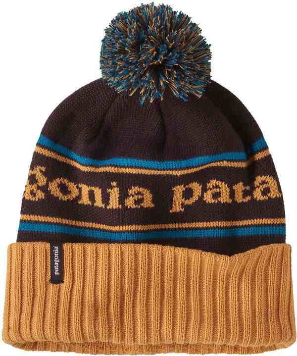 パタゴニア メンズ 帽子 アクセサリー Patagonia Powder Town Beanie Park Stripe/Dried Mango