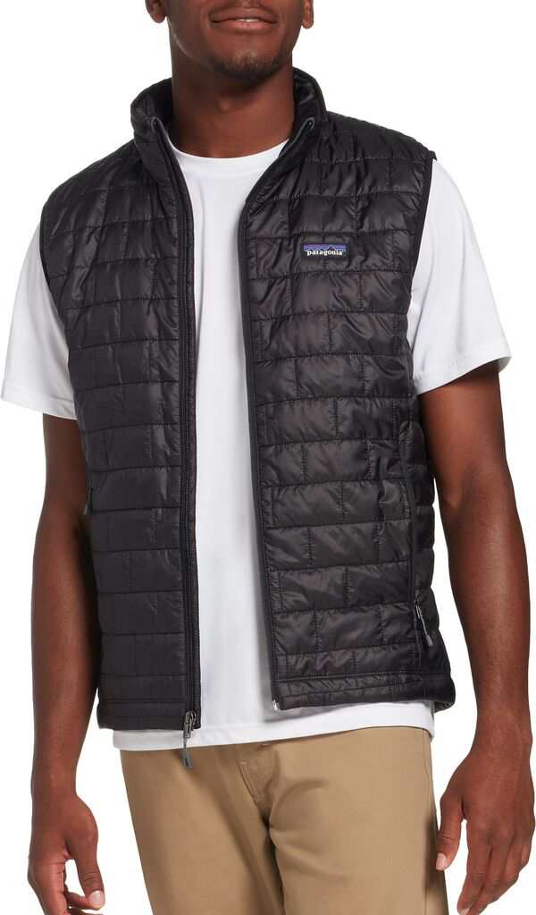 パタゴニア メンズ ジャケット・ブルゾン アウター Patagonia Men's Nano Puff Vest Black