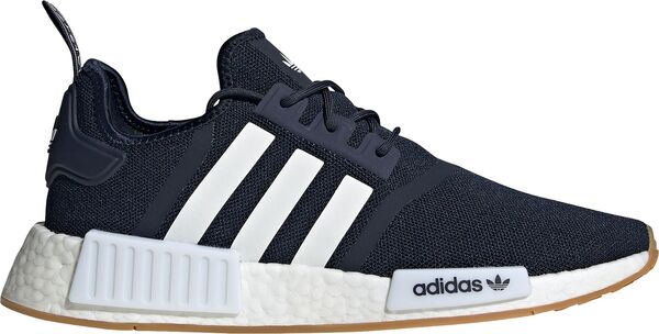 アディダス メンズ スニーカー シューズ adidas Originals Men's NMD_R1 Shoes Navy/White/Gumの通販は