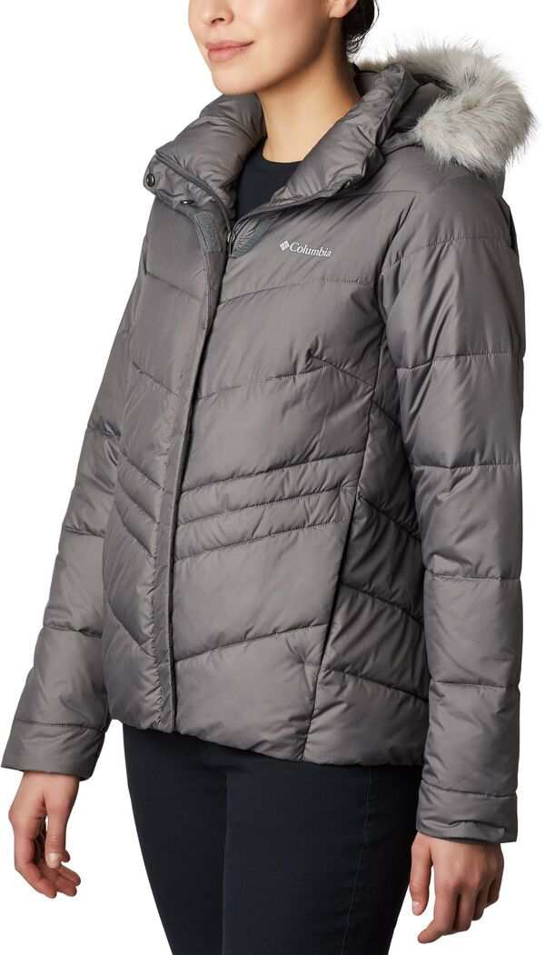 women's gray winter jacket