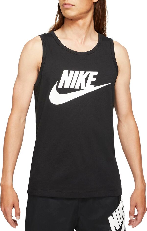 ナイキ メンズ シャツ トップス Nike Men's Sportswear Icon Futura Tank Top Black/Whiteの通販は 8,980円