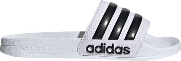 アディダス メンズ サンダル シューズ adidas Men's Adilette Shower Slides White/Black/White