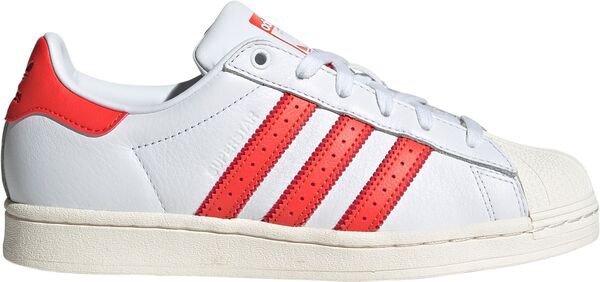 アディダス レディース スニーカー シューズ adidas Originals Women's Superstar Shoes Red/White/Red