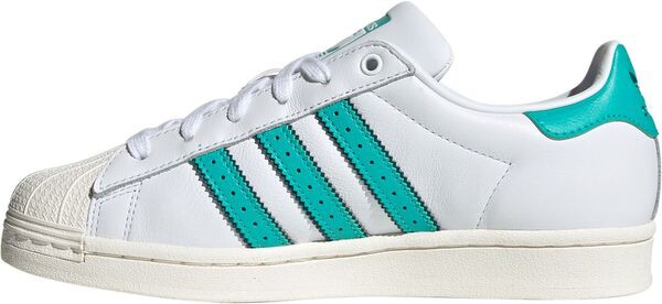 アディダス レディース スニーカー シューズ adidas Originals Women's Superstar Shoes White/Mint