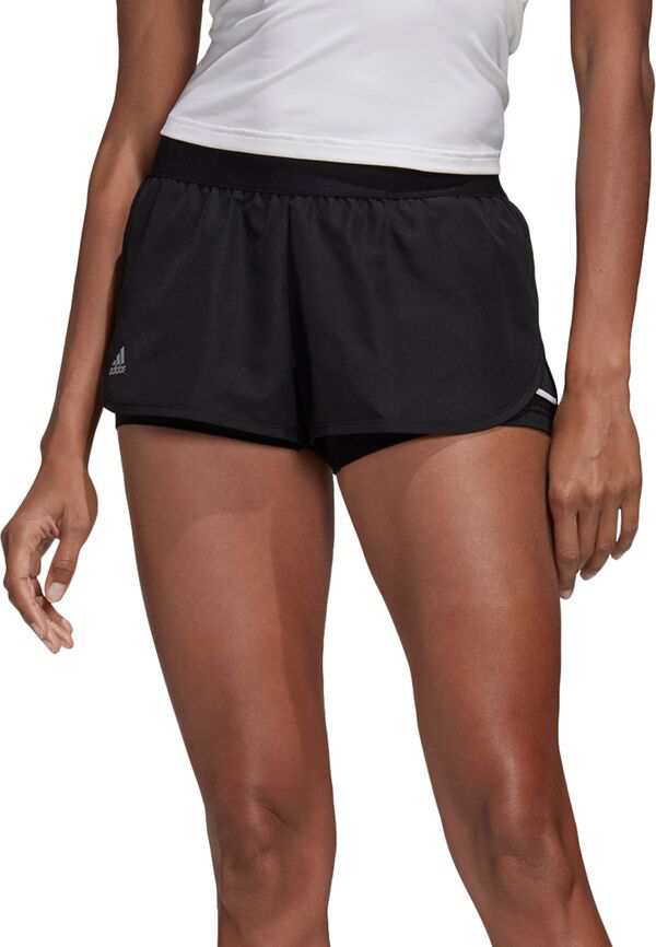 アディダス レディース ハーフパンツ・ショーツ ボトムス adidas Women's Club Tennis Shorts Black