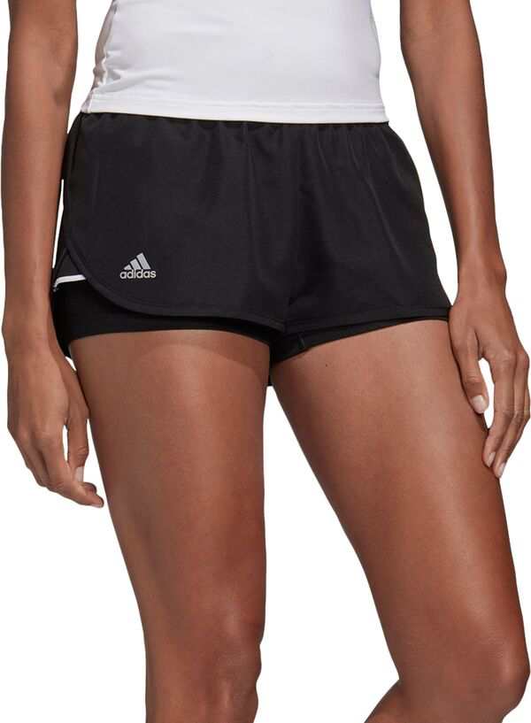 アディダス レディース ハーフパンツ・ショーツ ボトムス adidas Women's Club Tennis Shorts Black