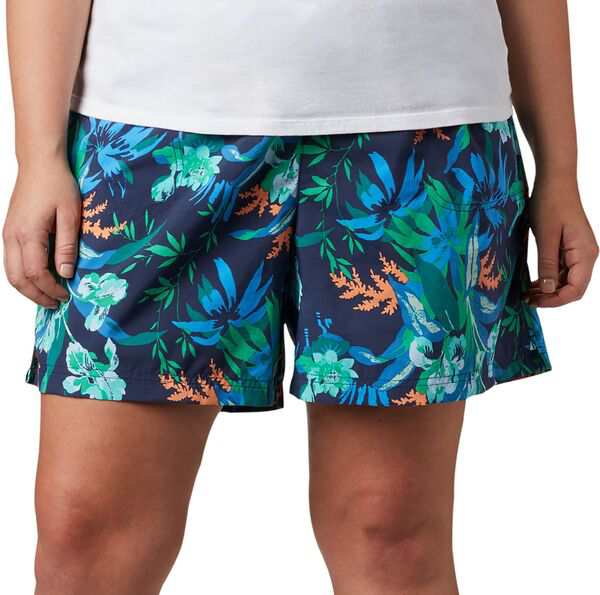 コロンビア レディース ハーフパンツ・ショーツ ボトムス Columbia Women's Sandy River II Printed Shorts Nocturnal/Magnolia Print