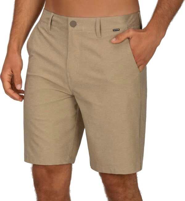 ハーレー メンズ ハーフパンツ・ショーツ ボトムス Hurley Men's Phantom 20” Shorts Khaki