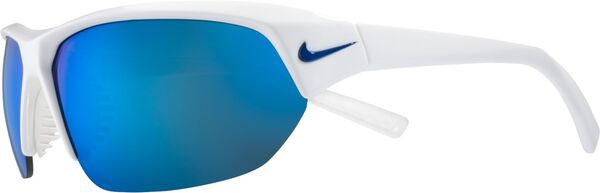 ナイキ レディース サングラス・アイウェア アクセサリー Nike Skylon Ace Sunglasses Shiny Wht/Grey/Blue Mir