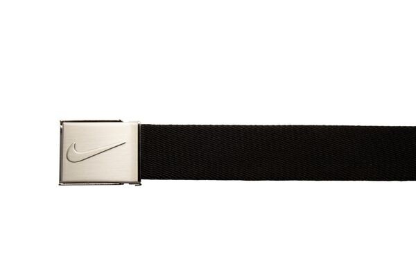 ナイキ メンズ ベルト アクセサリー Nike Men's Reversible Stretch Webbing Golf Belt Black/Dark Grey