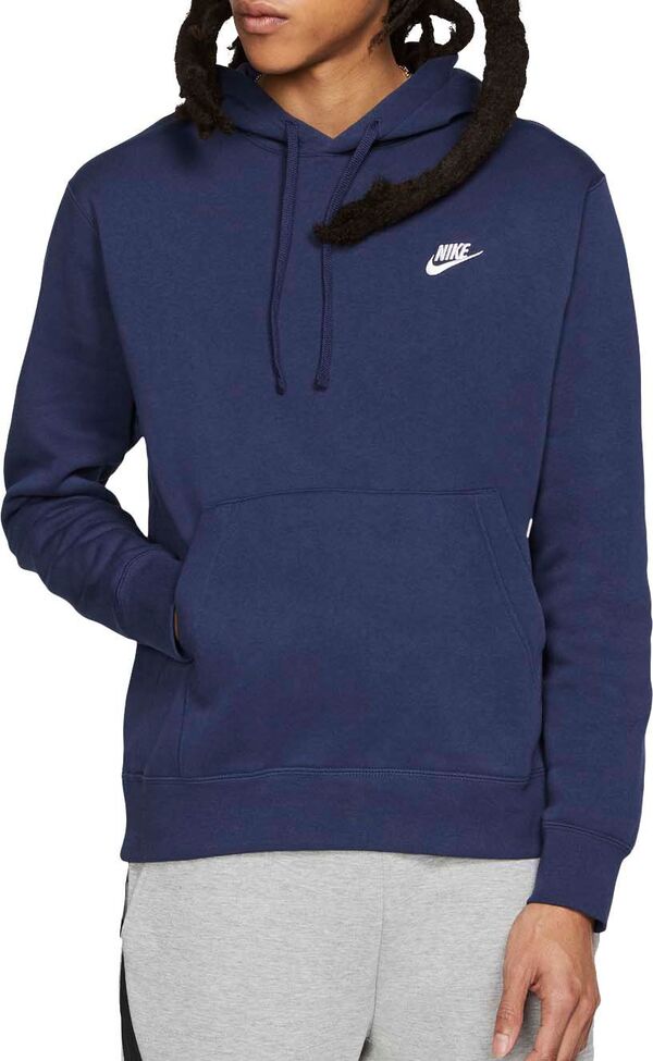 ナイキ メンズ パーカー・スウェット アウター Nike Men's Sportswear Club Fleece Hoodie Midnight Navy/Whiteの通販は 20,480円