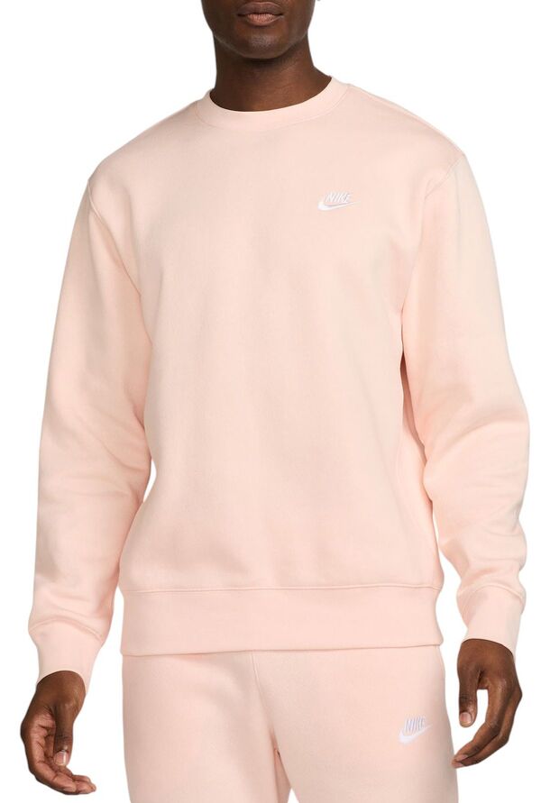 ナイキ メンズ パーカー・スウェット アウター Nike Men's Sportswear Club Fleece Crewneck Sweatshirt Washed Coralの通販は 14,610円