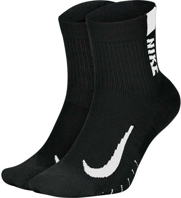 ナイキ レディース 靴下 アンダーウェア Nike Running Ankle Socks - 2 Packs Blackの通販は 8,980円