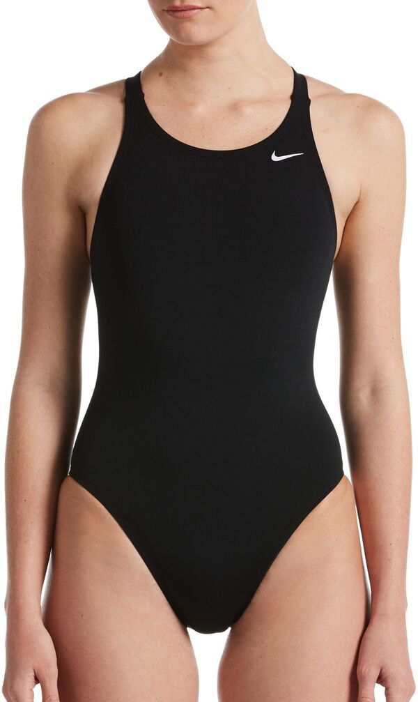 ナイキ レディース 上下セット 水着 Nike Women's HydraStrong Solid Fastback One Piece Swimsuit Black 2