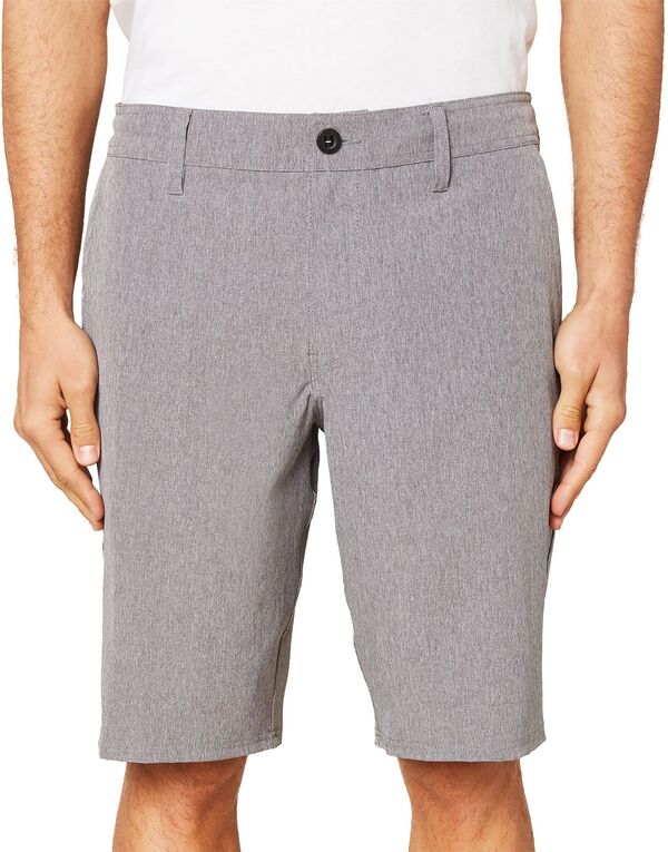 オニール メンズ ハーフパンツ・ショーツ 水着 O'Neill Men's Reverse Heather Board Shorts Grey オニールパンツ