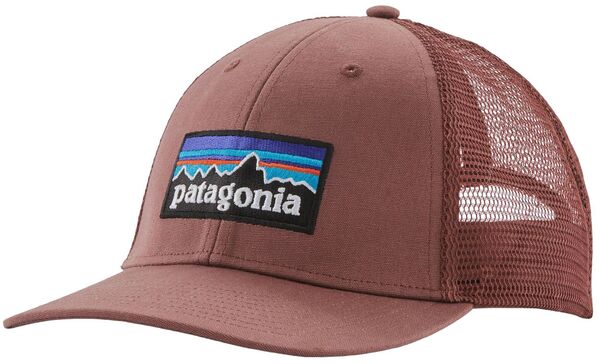 パタゴニア レディース 帽子 アクセサリー Patagonia Men's P-6 Logo LoPro Trucker Hat Dulse Mauveの通販は