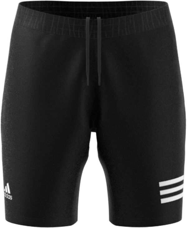 アディダス メンズ ハーフパンツ・ショーツ ボトムス adidas Men's Club 3-Stripe Tennis Shorts Black/White