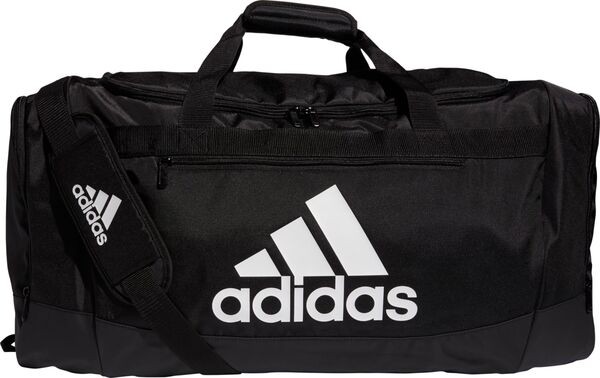 アディダス レディース ボストンバッグ バッグ adidas Defender IV Large Duffel Bag Black/Whiteの通販は