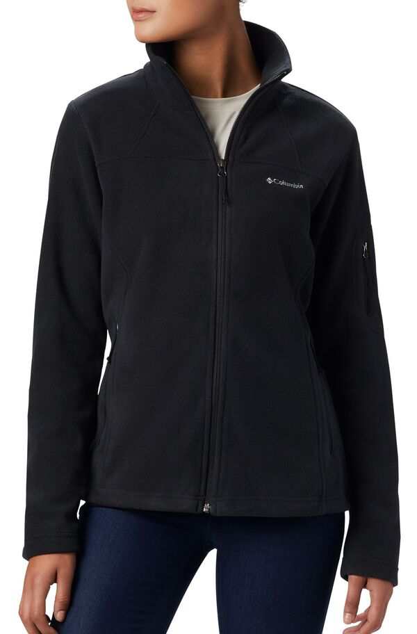 コロンビア レディース ジャケット・ブルゾン アウター Columbia Women's Fast Trek II Fleece Jacket Black