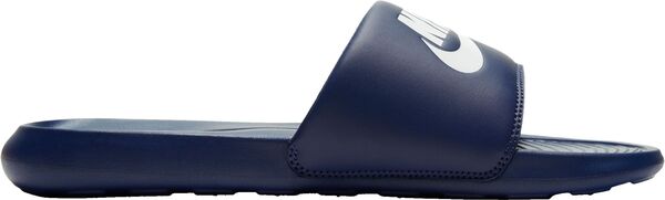 ナイキ メンズ サンダル シューズ Nike Men's Victori One Slides Navy/White