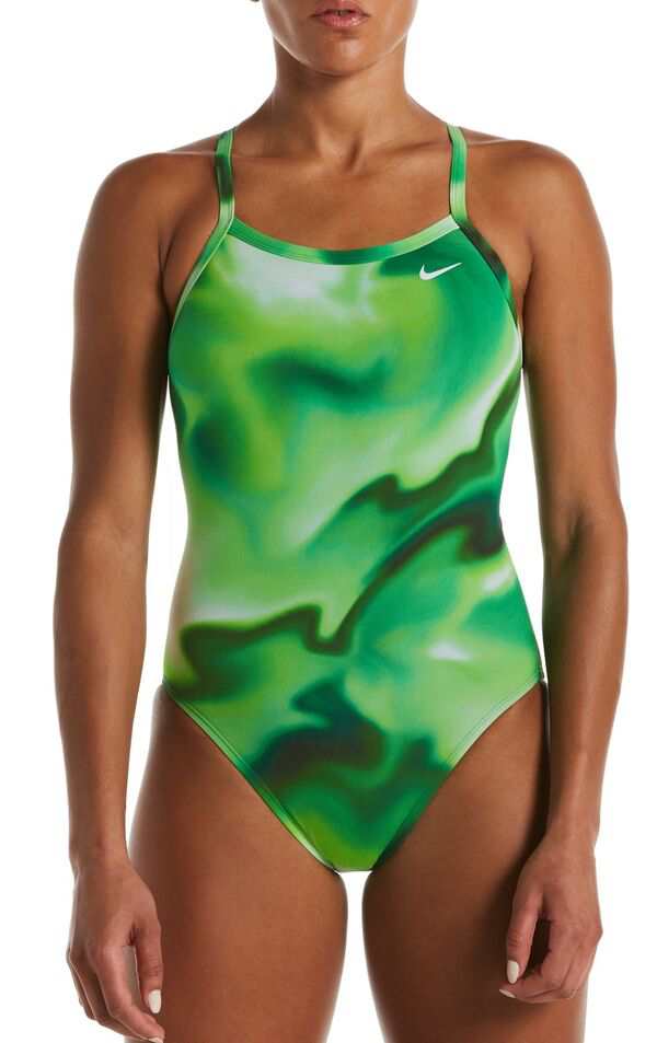 ナイキ レディース 上下セット 水着 Nike Women's Hydrastrong Amp Axis Racerback One-Piece Swimsuit Court Green