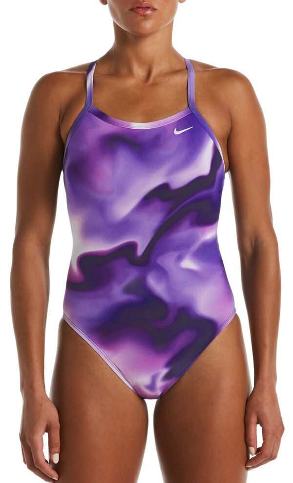 ナイキ レディース 上下セット 水着 Nike Women's Hydrastrong Amp Axis Racerback One-Piece Swimsuit Court Purple