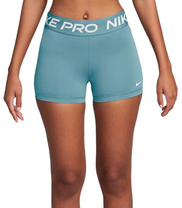 ナイキ レディース ハーフパンツ・ショーツ ボトムス Nike Women's Pro 3” Shorts Denim Turq