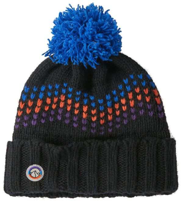 パタゴニア レディース 帽子 アクセサリー Patagonia Women's Snowbelle Beanie Wavy Dot/Black