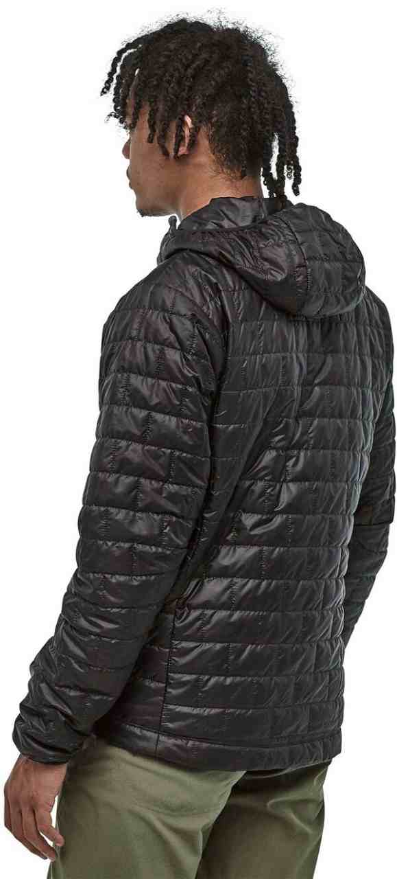 パタゴニア メンズ ジャケット・ブルゾン アウター Patagonia Men's Nano Puff Hooded Jacket Black