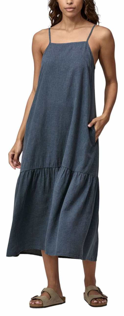 パタゴニア レディース スカート ボトムス Patagonia Women's Garden Island Tiered Dress Whole Weave/Utility Blue