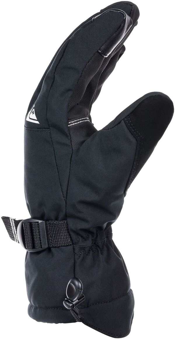 クイックシルバー メンズ 帽子 アクセサリー Quiksilver Men's Mission Snowboard/Ski Gloves Black