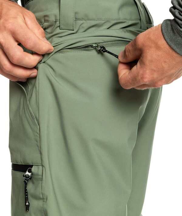 クイックシルバー メンズ カジュアルパンツ ボトムス Quiksilver Men's Utility Snow Pant Laurel Wreathの通販は