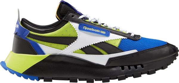 リーボック メンズ スニーカー シューズ Reebok Men's Classic Leather Legacy Shoes Blue/Black/Yellowの通販は