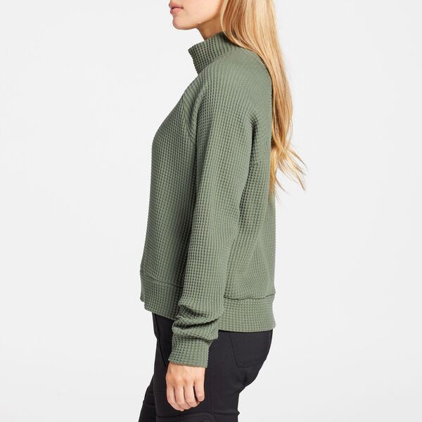 ノースフェイス レディース パーカー・スウェット アウター The North Face Women's Chabot Mock Neck Long Sleeve Sweater Thyme