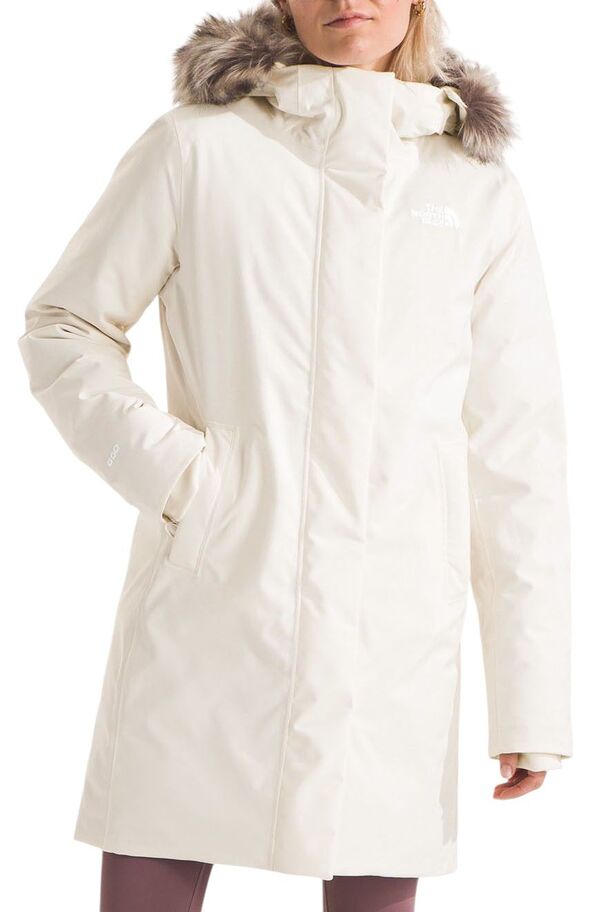 ノースフェイス レディース ジャケット・ブルゾン アウター The North Face Women's Arctic Parka White Duneの通販は