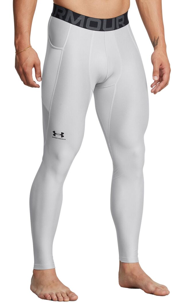 アンダーアーマー メンズ カジュアルパンツ ボトムス Under Armour Men's HeatGear Armour Leggings Mod Gray/Blackの通販は 9,235円