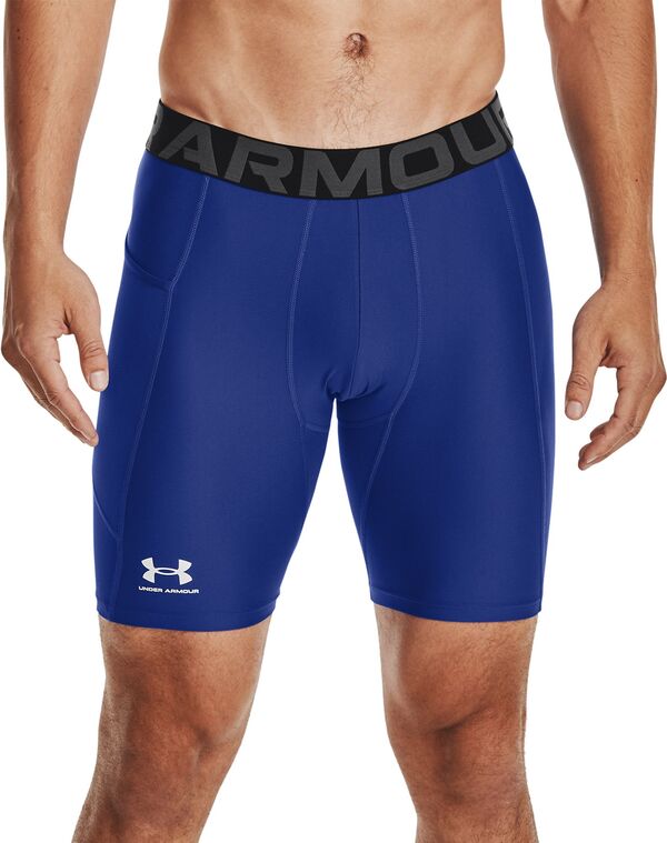 アンダーアーマー メンズ ハーフパンツ・ショーツ ボトムス Under Armour Men's HeatGear Compression 6" Shorts Royal/Whiteの通販は