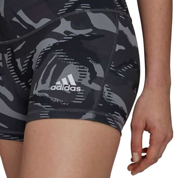 アディダス レディース ハーフパンツ・ショーツ ボトムス adidas Women's 4 Camouflage Volleyball Shorts Grey Camo