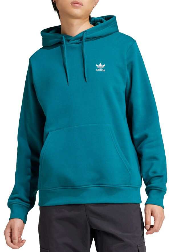 アディダス メンズ パーカー・スウェット アウター adidas Originals Men's Adicolor Essentials Trefoil Hoodie Legacy Tealの通販は